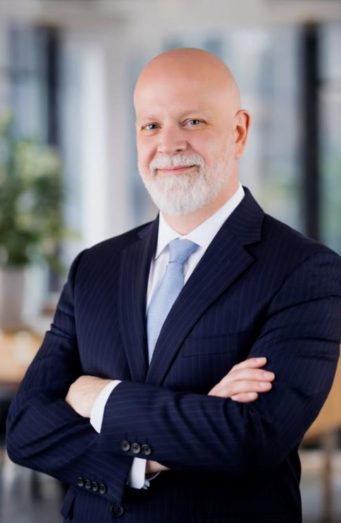 Meeting at a boardroom table